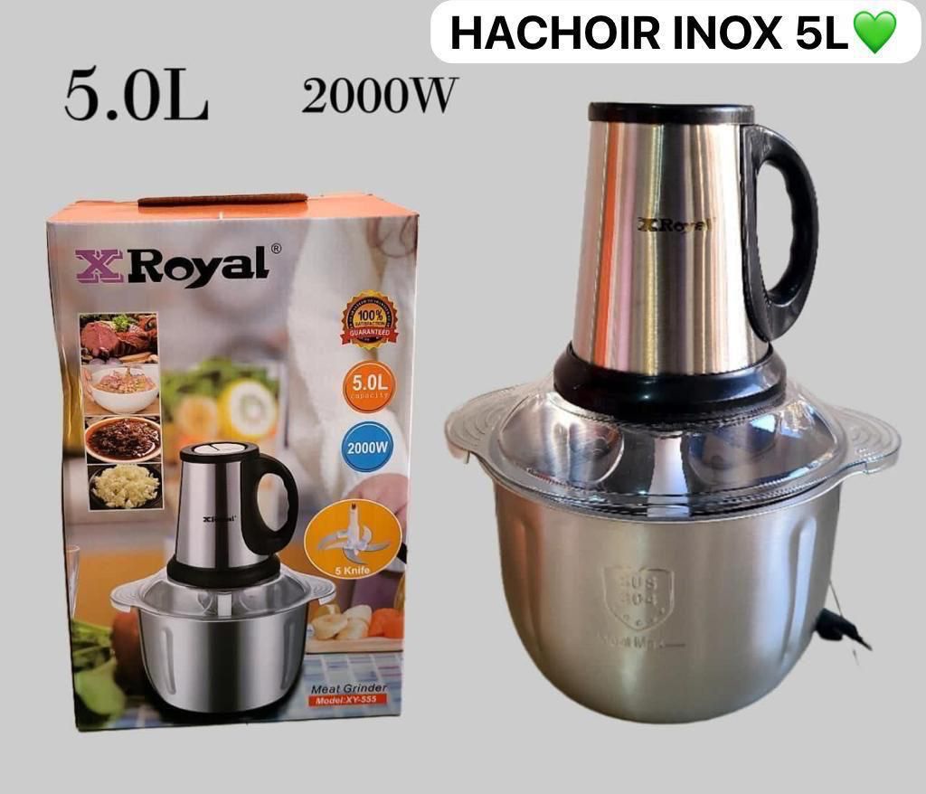 Hachoir Electrique en inox - 5L