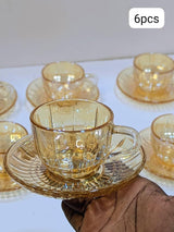 Tasse et sous-tasse 6pcs