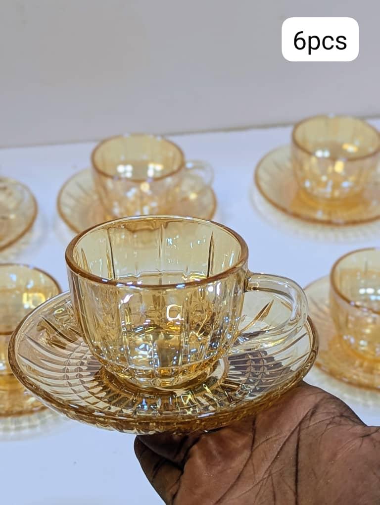 Tasse et sous-tasse 6pcs