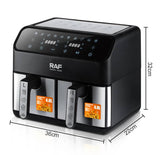 Friteuse électrique 4L+4L
