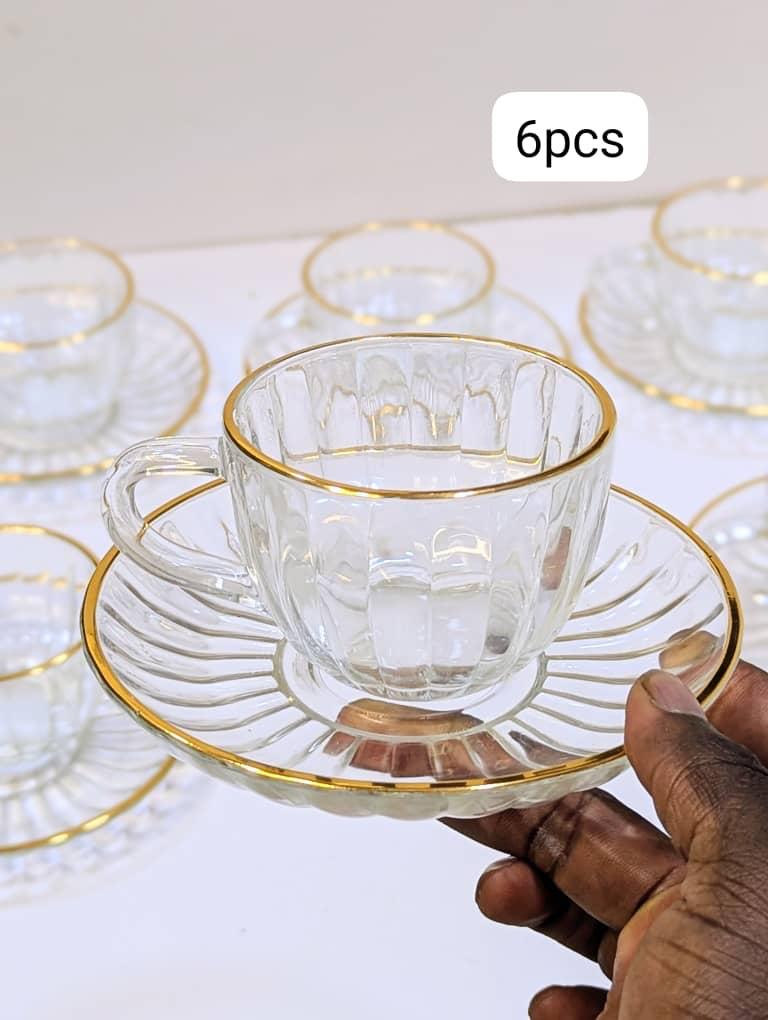 Tasse et sous-tasse 6pcs