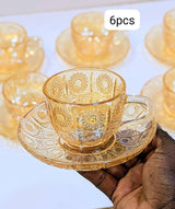 Tasse et sous-tasse 6pcs