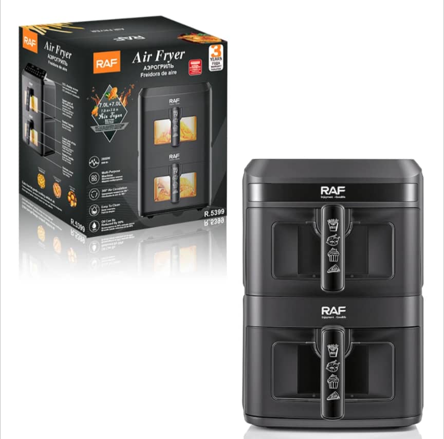 Friteuse électrique 7L + 7L
