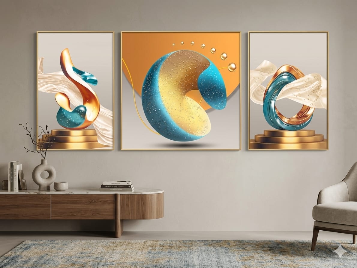 Tableau deco 3pcs