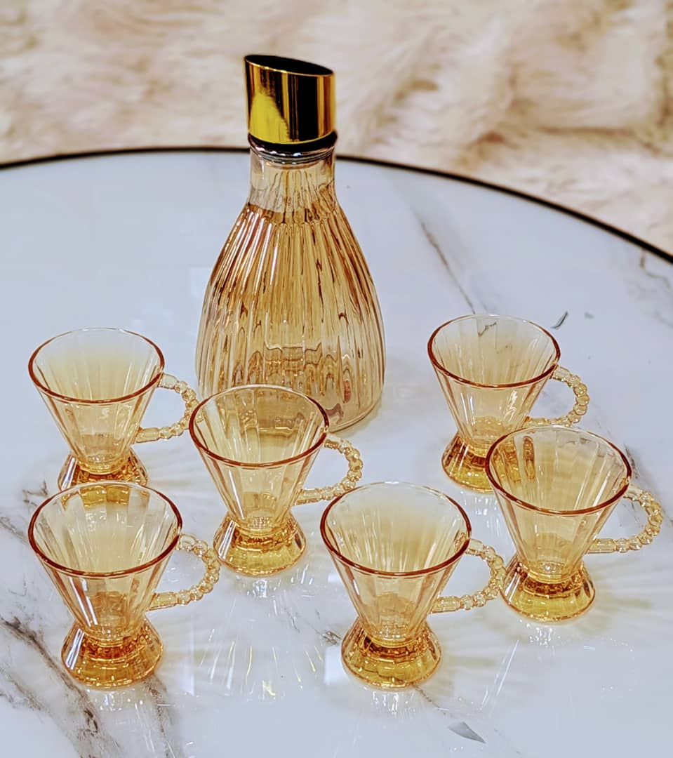 Bouteille doré 7 pcs