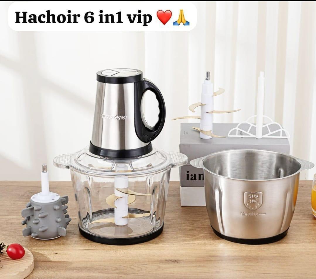 Hachoir 2L électrique 6 en 1