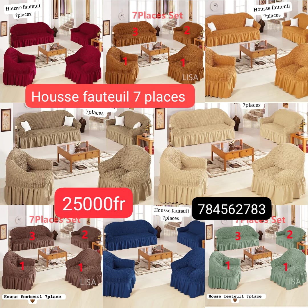 Housse fauteuil 7 places